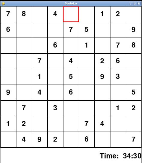 empty sodoku board